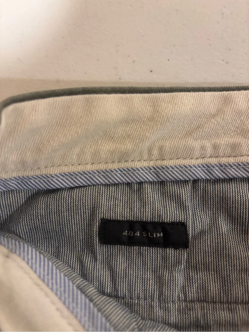 J Crew 484 Slim Men’s Size 31x32 Olive Green Chino Casual Pants